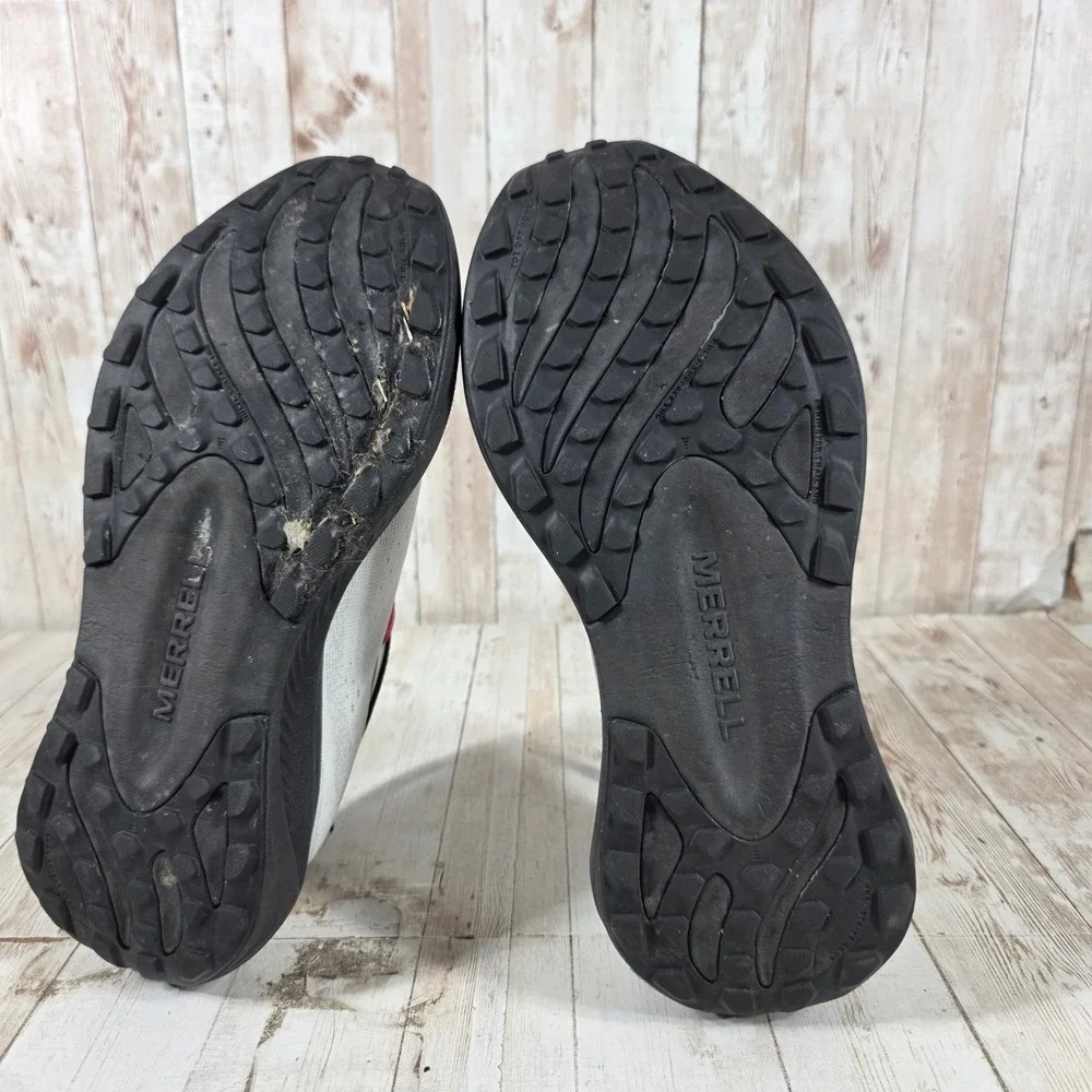 Merrell Antora 3 Womens‎ Trail Running Shoes White Black Pink J068230 Size 7.5